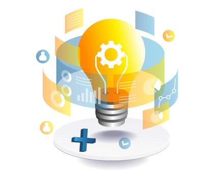 digital tecnología análisis inteligencia Ciencias vector