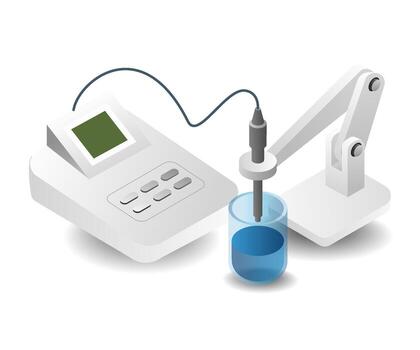 Digital technology laboratory test experiment tools vector