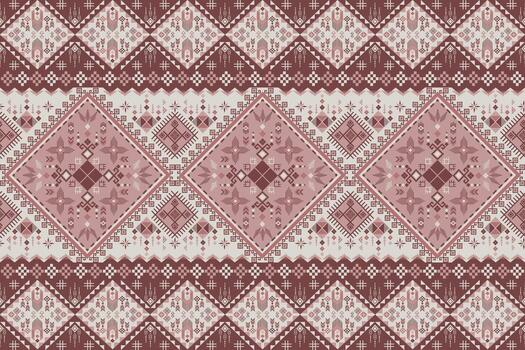 red geometric pattern vector