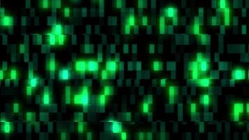 falha, digital, computador gráficos, abstrato fundo do brilhando verde blocos video