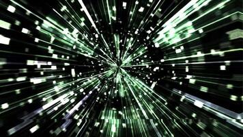 tekniskt fel, digital, dator grafik, abstrakt bakgrund med partikel storm förhalning video