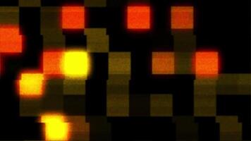 tekniskt fel, digital, retro, dator grafik, buggar, förvrängd block abstrakt bakgrund video
