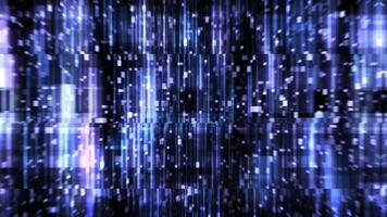 Glitch, digital, computer graphics, particles and stormy abstract background video