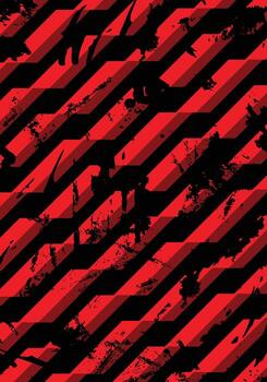 Red and black modern geometric pattern background for sublimation jersey vector