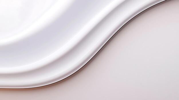 Smooth, flowing white abstract background with gentle curves creating a serene atmosphere photo