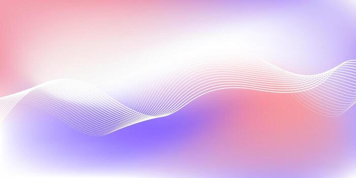 vistoso resumen degradado antecedentes con dinámica ondulado línea vector