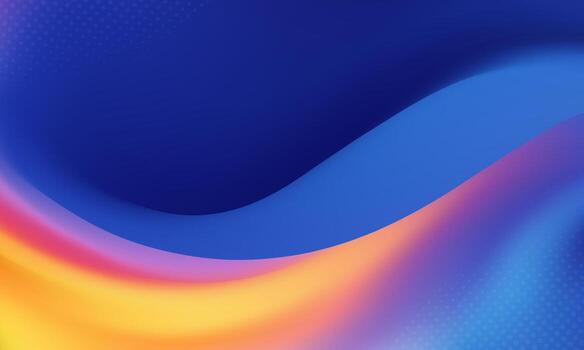 Abstract background with a flowing rainbow cascade texture. vector