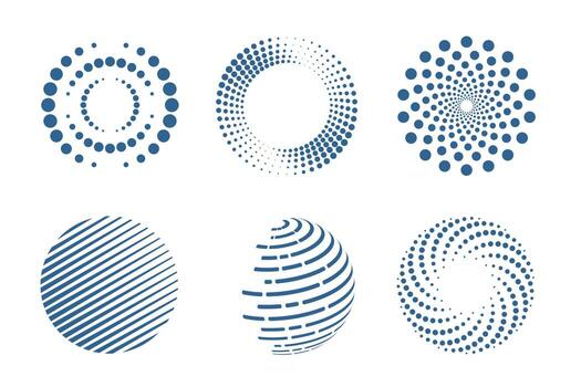 Geometric Abstract Line and Shape Elements vector