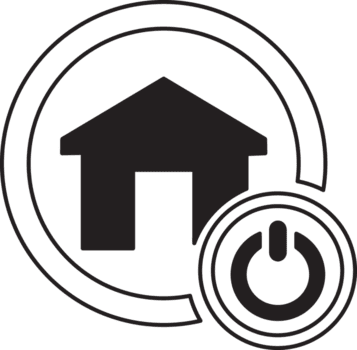 casa botão ícone com uma casa e poder botão png