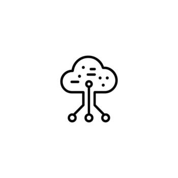 Cloud Data Distribution Node vector