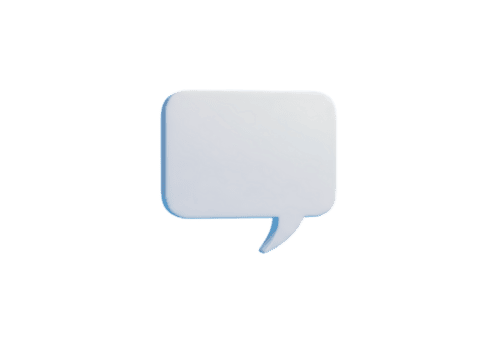 ein einfach Weiß gerundet Platz Rede Blase mit ein spitz Schwanz isoliert auf ein transparent Hintergrund zum Kommunikation Konzepte isoliert auf transparent Hintergrund png