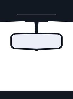 Design template dashboard unique inside car vector