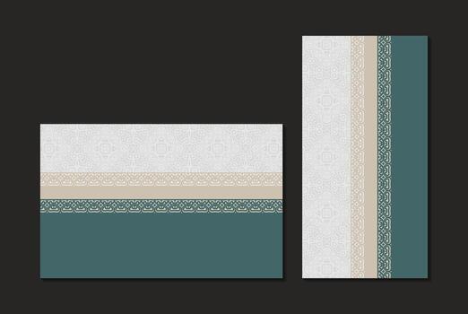 Stylish patterned background design vector