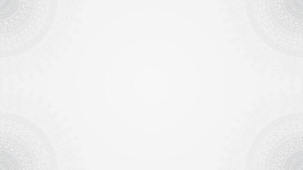 Simple Ornamental Circular Mandala Pattern Horizontal Background Design with Neutral Soft Gradients and Fine Line Art vector