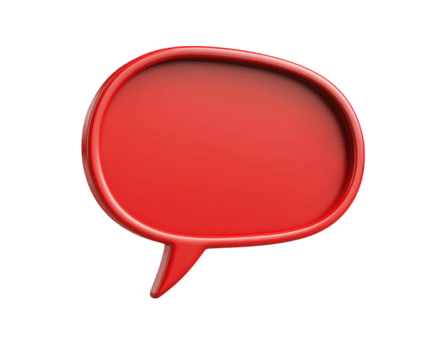 rot Rede Blase Zeichen isoliert auf Transparenz Hintergrund, perfekt zum vermitteln Mitteilungen oder Gedanken. diese Grafik Element fügt hinzu beschwingt berühren zu irgendein Design Projekt png