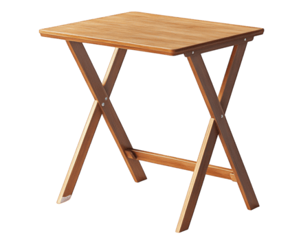 piccolo pieghevole computer scrivania fatto di Di legno, Perfetto per compatto spazi e versatile uso. suo minimalista design Aggiunge toccare di eleganza per qualunque camera png