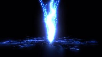 Lightning and Abstract Thunderstorm Digital Rendering video