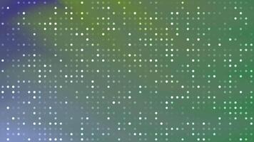 Abstracts Twirls Blink Dot Abstract background animation featuring glowing white dots on a gradient green and blue backdrop video