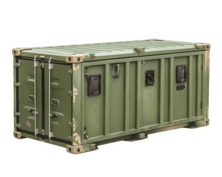 sicuro militare grado Conservazione contenitore con rinforzata struttura, ideale per trasporto e proteggere prezioso attrezzatura. durevole e affidabile per vario ambienti png