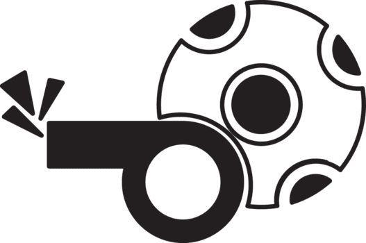 Preto e branco apito ícone png