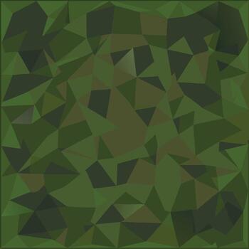 Low Poly Green Geometric Pattern for Eco Themes Web Design or Abstract Backgrounds vector