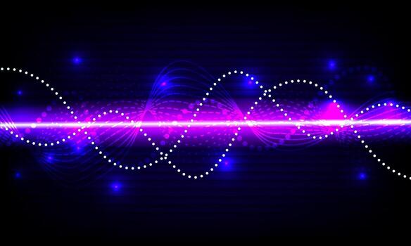 Abstract flowing wavy lines vector