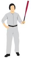 personas béisbol atleta vector
