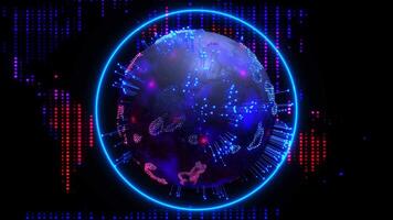 digital tierra legumbres global red visualización lazo video