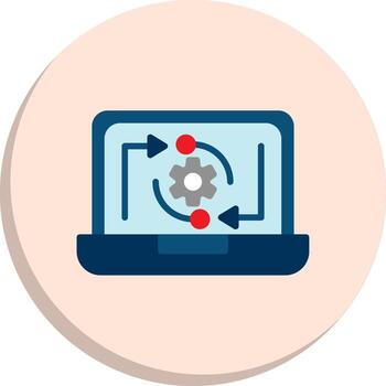 proceso modular formar degradado estilo elemento paquete vector