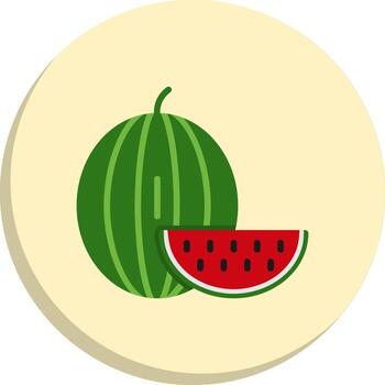 sandía interactivo ui diseño conjunto vector