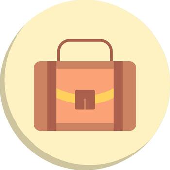 Suitcase Smooth App Visual Elements vector