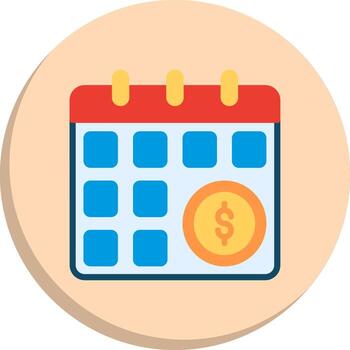 Schedule Simplified Line Mark Compact Web Symbol Kit vector