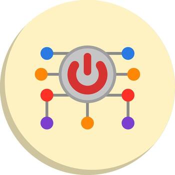 Power Button Compact Web Symbol Kit vector