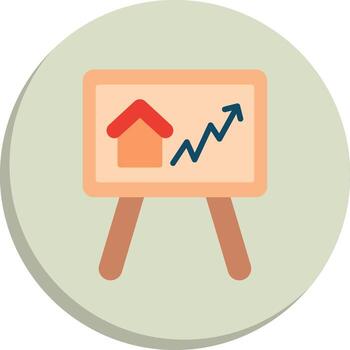 Real Estate Presentation Monotone Sketch Design Outlined Frame Object Icons vector