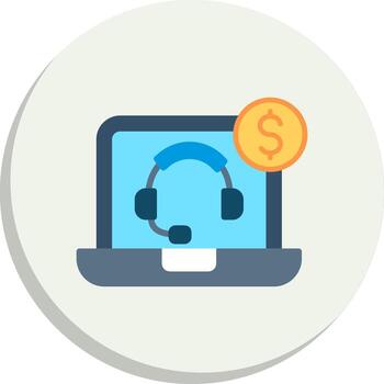 Customer Support User Interface Mark Series vector