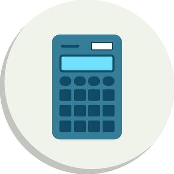 Calculator Modern Tech Object Series vector