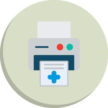 Printer Clean Digital Design Bundle vector