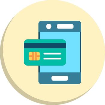 pago interactivo ui diseño conjunto vector