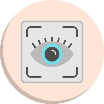 Vision Thin Graphic Shape Flat UI Form Set vector