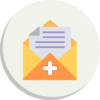 Mail Clean Frame Object Set vector