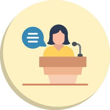 habla resumido marco objeto elegante ux pedazo haz vector