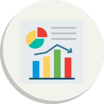 Diagram Minimal Art Object Clean UI Concept Icons vector