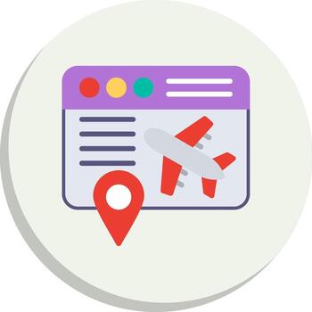 ubicación web estilo gráfico moderno tecnología objeto serie vector