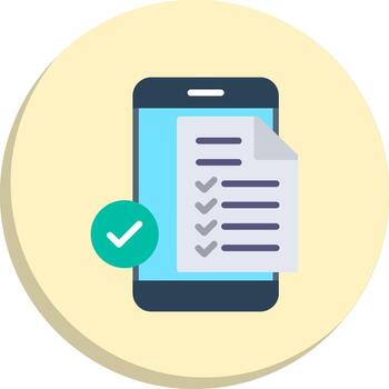 Checklist Modern Tech Object Series vector