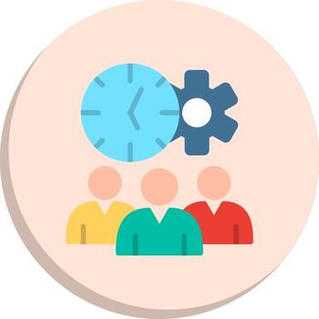 Clock Minimal UI Graphic Set vector