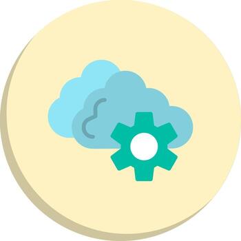 Cloud Responsive App Shape Kit vector