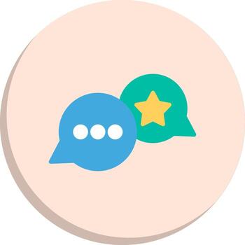 Feedback Sharp Edge Visual Design vector