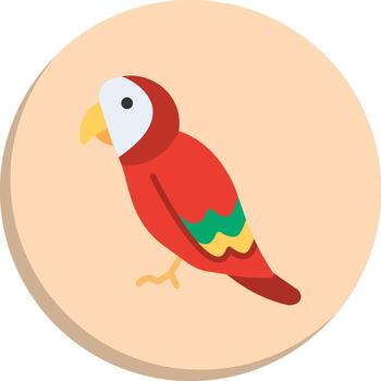 pájaro codificado ui símbolo paquete vector