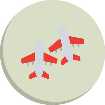 Planes Sharp Edge Visual Design vector