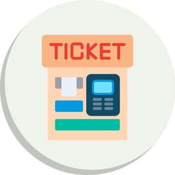 boleto máquina basado en web diseño elemento vector